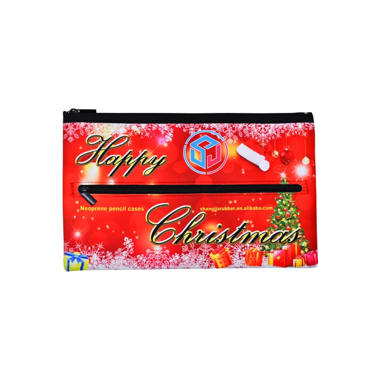 Индивидуальный сублимационный пенал из неопрена на молнии для офиса и