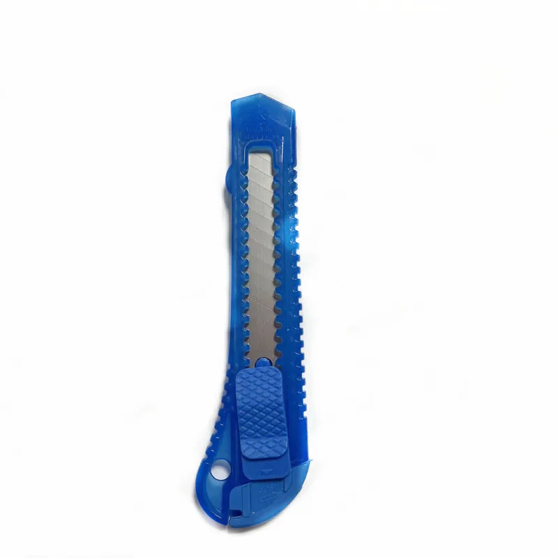 Wholesale Promotional Factory Supplies Stationery Knife Plastic Handle Sliding Retractable Utility Knife