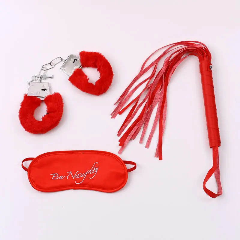 Sexy mask Dice Set Blindfolded Flirting Feathers Stick Plush Sex Handcuffs Paddle Whip for Adult Game