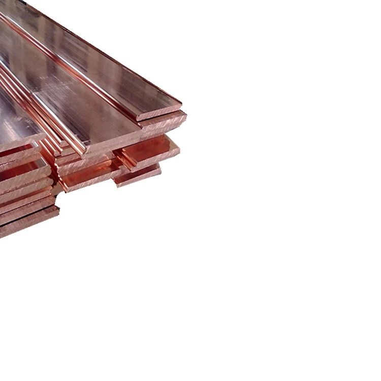 Corrosion Resistance 25 x 5 mm Tinned Plated Copper Bar Copper Busbars  copper flat bar for Industry
