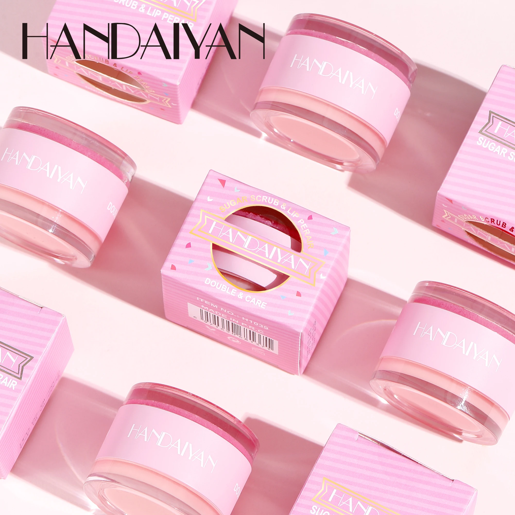 2 in 1 Long-lasting Double Care Scrub Lipstick Long-lasting Moisturizing Exfoliating Repair Lip Cream Cosmetics