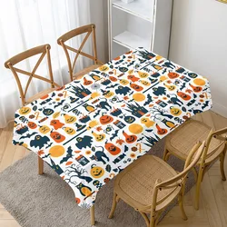 Sold for Halloween patterned tablecloths Christmas holiday sad woven air silk cotton tablecloths oil and waterproof