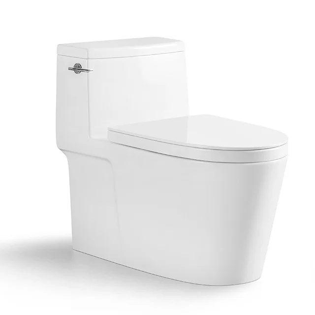 New design comode one piece ceramic wc sanitary ware short tank toilets bowl for hotel apartments