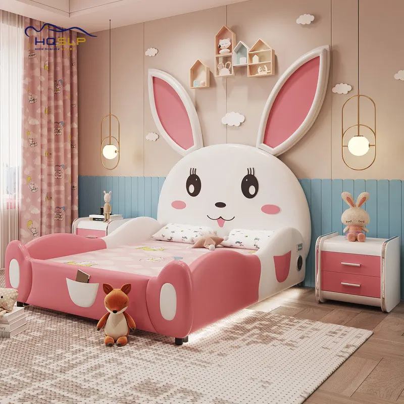children bed modern pink princess bed kids  beds  Girls Bedroom Furniture Style high quality