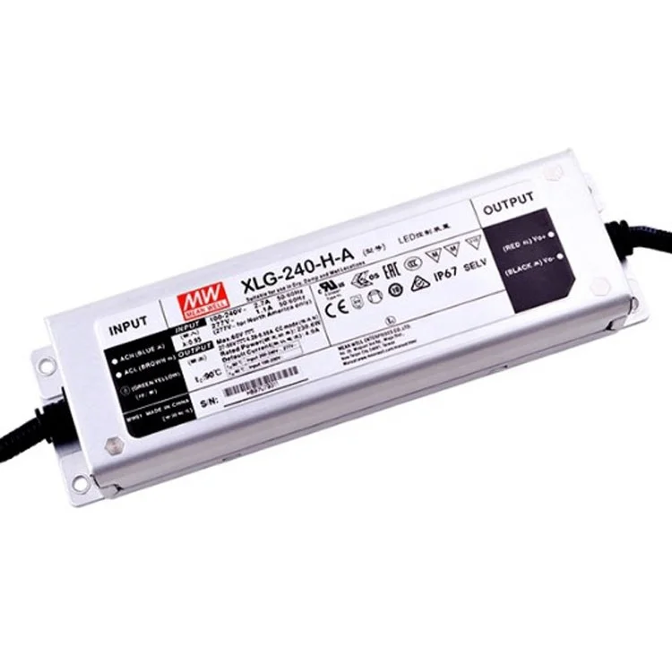  MEANWELL бренд Mean Well представляет XLG-240 240 W XLG 240H XLG-240-H-AB XLG-240-H XLG-240-H-A светодиодный