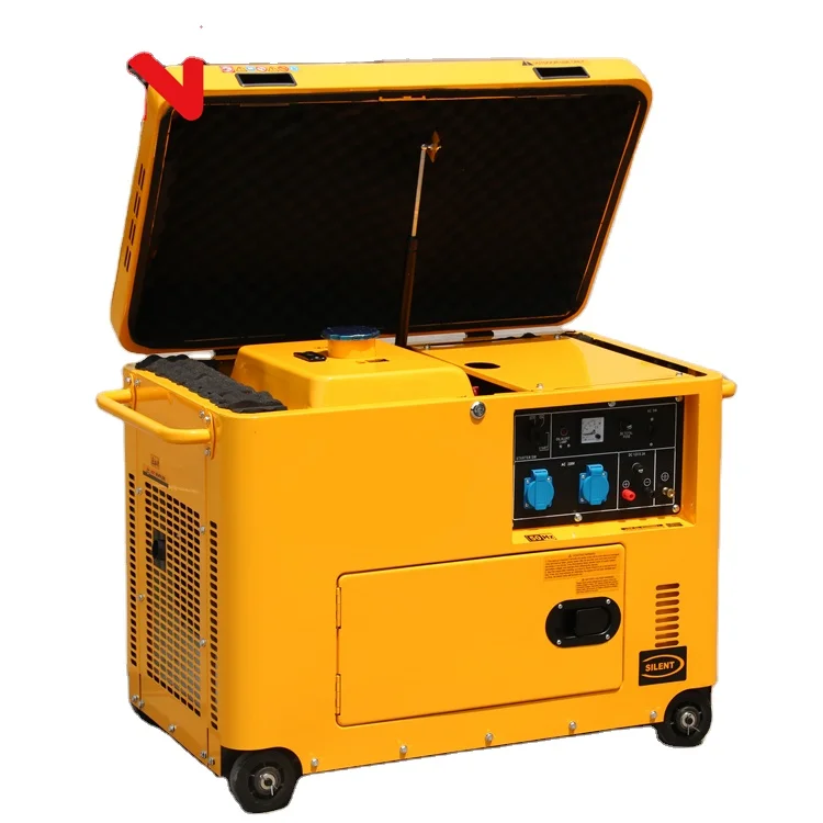 5kva 5kw рыболовная сеть Китай производитель супер ход свободной энергии Ультра тихий дизельный генератор-натриевый вкладыш