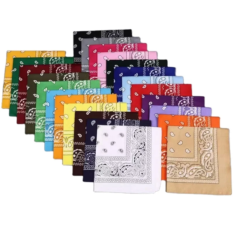 Fast Production Goods Wholesale Cheap Soft Cotton Polyester Multifunction Printing Headwear Fabric Bandana