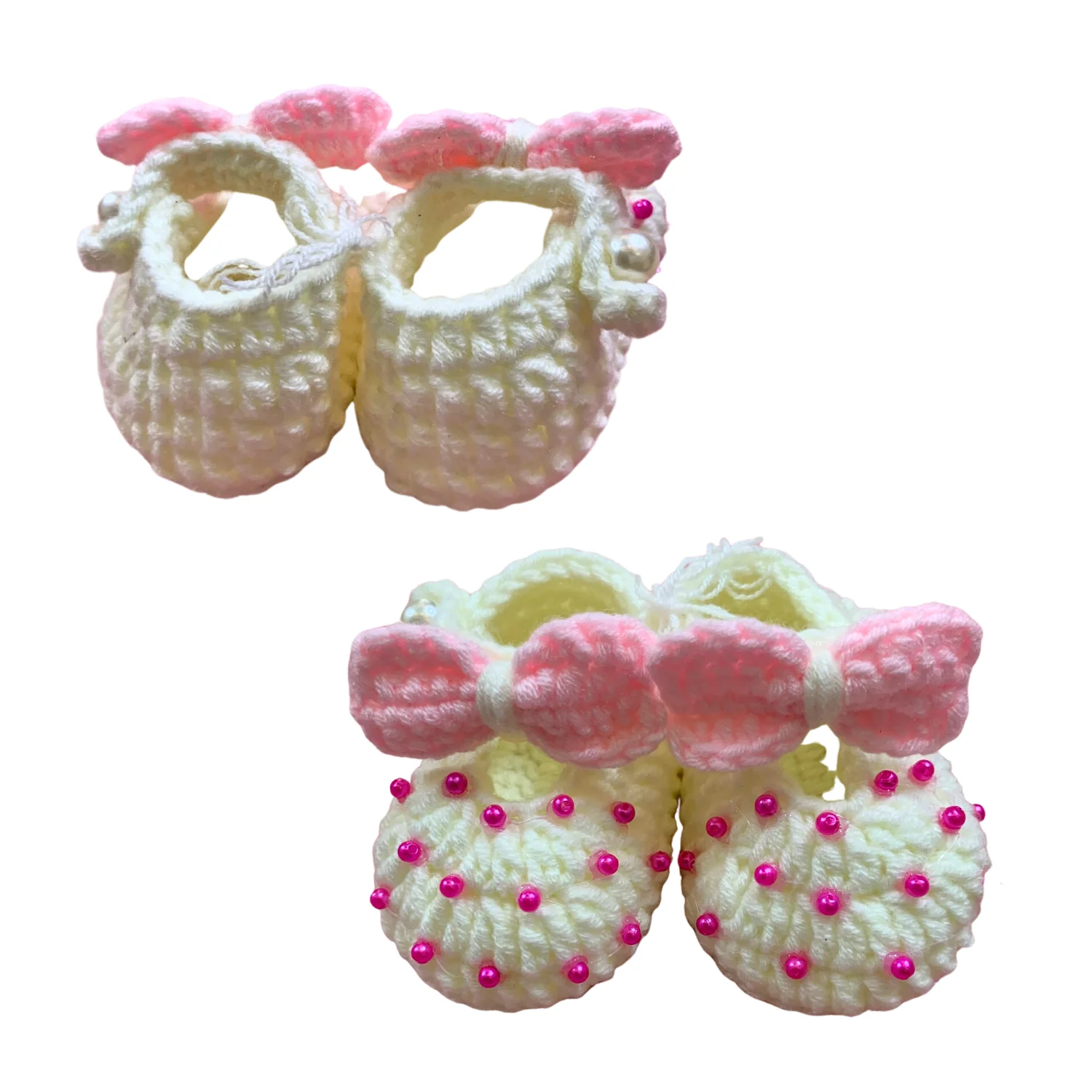 New Arrival Hot Selling Baby Shoes For Kids Newborn Comfortable Cotton Wool Soft Walking Crochet From Vietnam Manufacturer