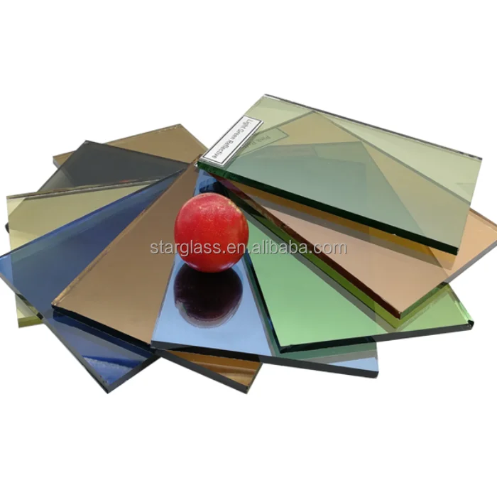 4mm 5mm 6mm 8mm 10mm 12mm euro bronze colored tinted reflective float glass for windows