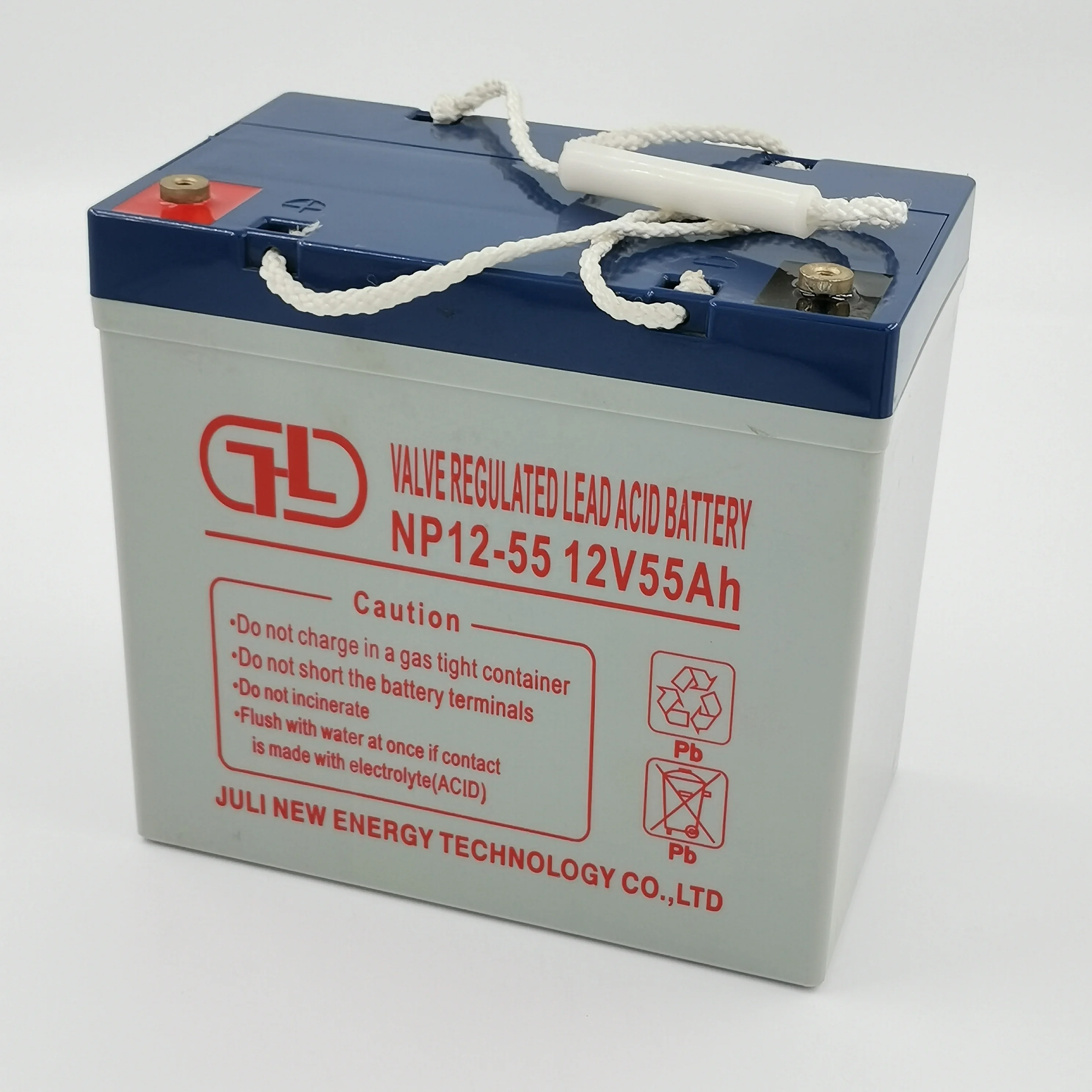 China Low Price Ups Vrla Lead Acid Batteries 12V55ah 12 Volt Battery