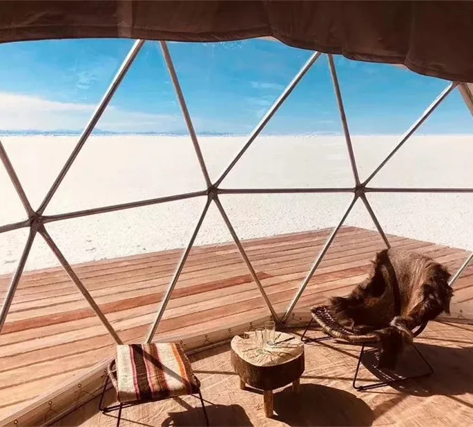 Outdoor camping inflatable big air dome house geodesic white dome tents for sale