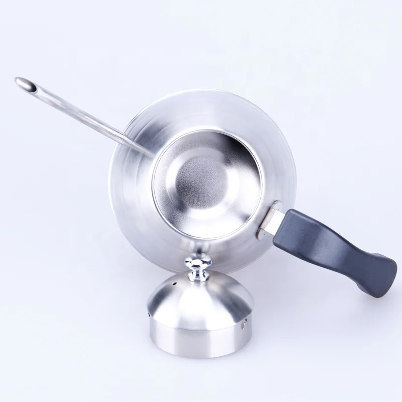 Горячая Распродажа чайник для кофе из нержавеющей стали 900 мл с термометром