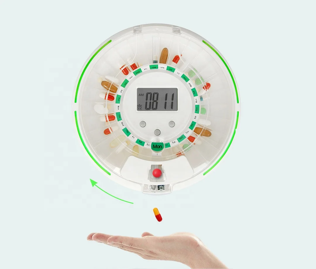 
Pill Dispensing Robot Smart pill case 6 alarms per day increase medication adherence 