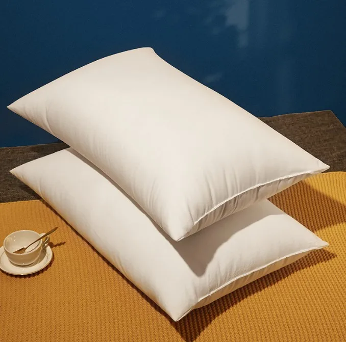Wholesale Feather Pillow 5 Star Hotel Use Deep Sleep Quality Custom Size Natural Pillow