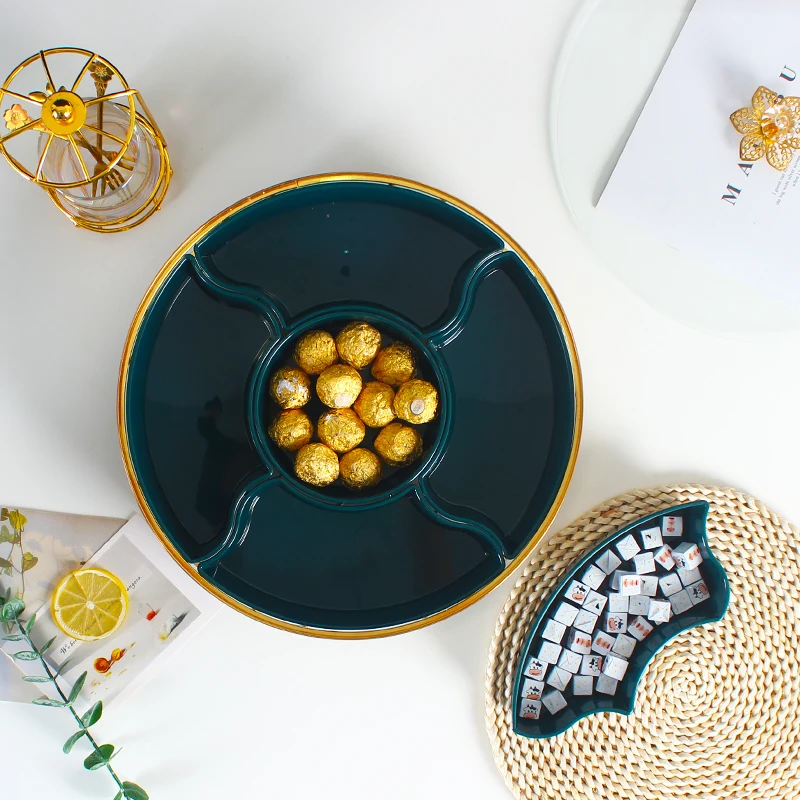 2024 Wholesale Plastic Candy Sweet Chocolate Packaging Box With Dividers Multi-layer Dried Fruit Storage Box