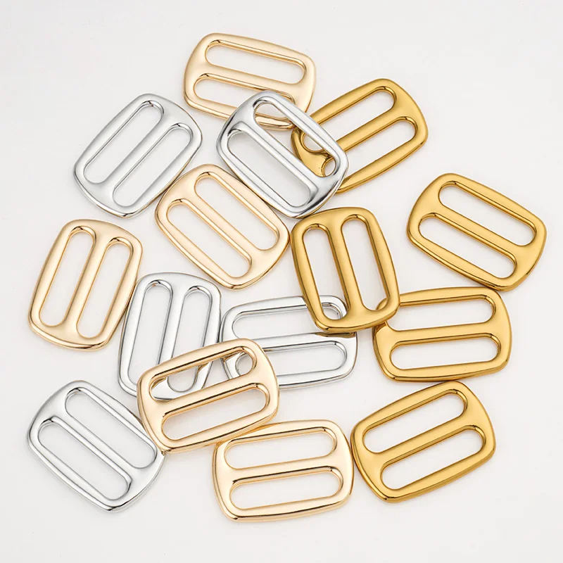 Wholesale 9 Colors Slider Dog Collar Buckle 1 Inch Strap Adjuster Buckle 25mm Tri-Glide Slider Buckles for Dog Collar