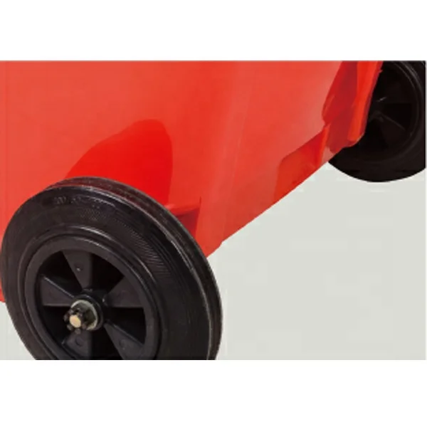 Thickening Outdoor 240l Plastic Waste Bin With Wheels