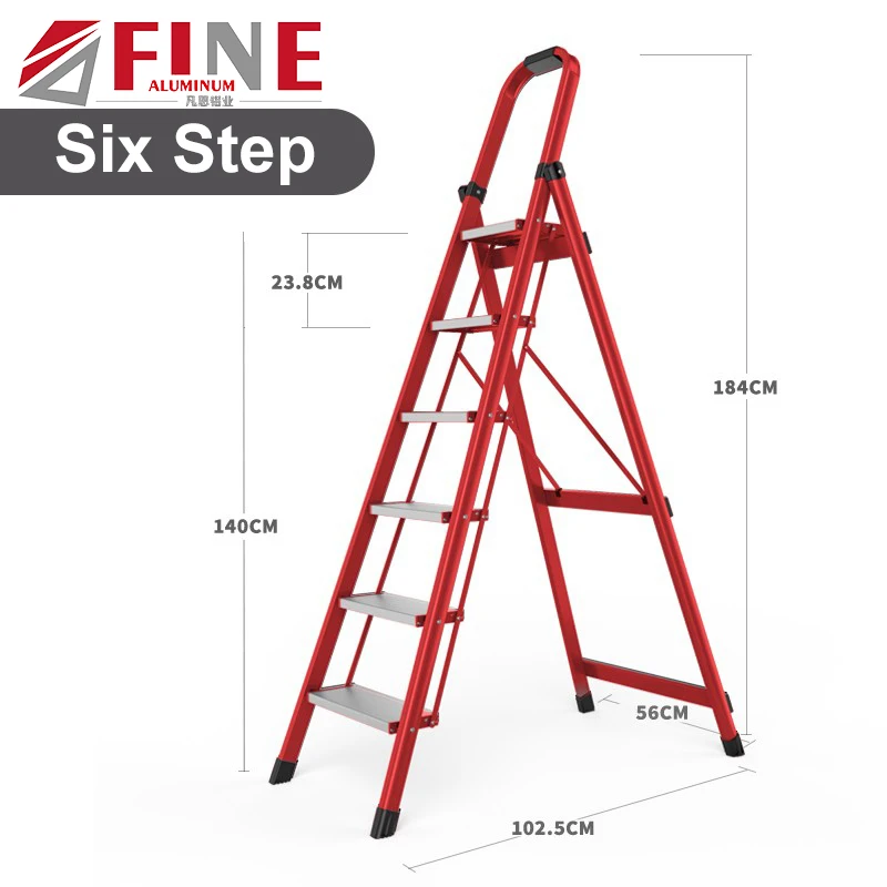 One-stop Solution Stainless Steel Ladder 2 Step Customized 2 Step Steel Ladder