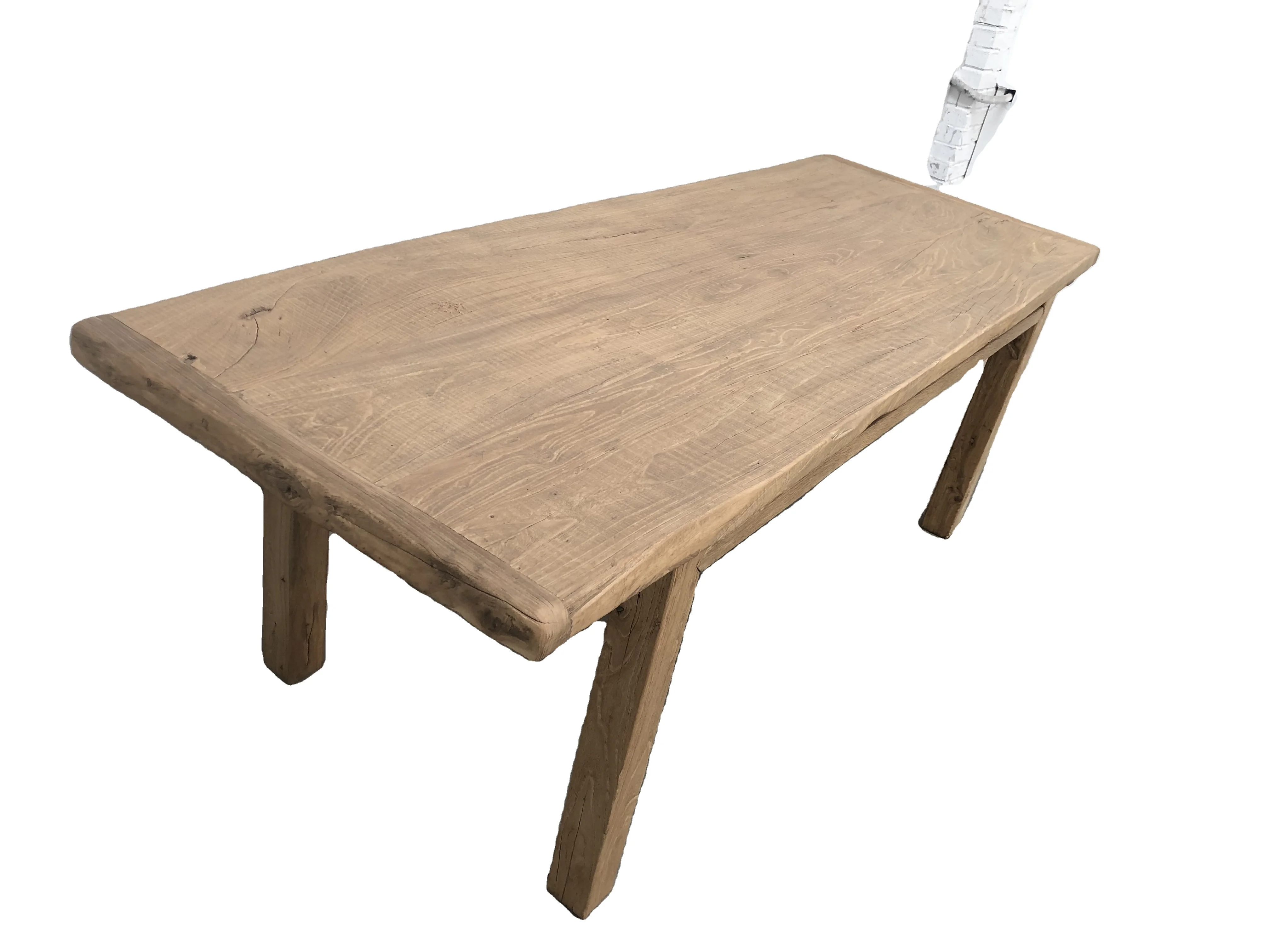 Chinese recycle elm wood dinning table dinning room furniture