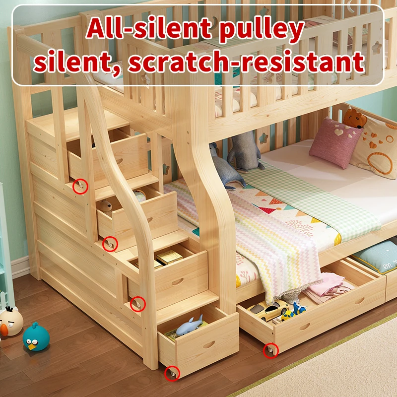 
Adult Double Kids Multifunction Muebles Loft Bunk Bed With Desk And Slide 