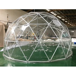Fashion newest design dome transparent prefabricated modular house