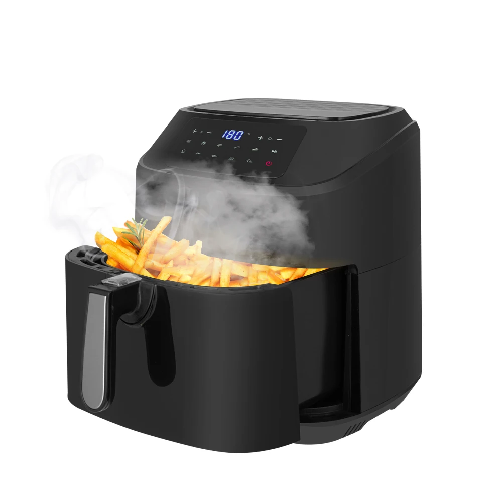 A-mazon, Best Selling Products Kitchen Appliance Electric dual air fryer Cover Plastic Horno Forno OEM PTFE Round 2022 in USA