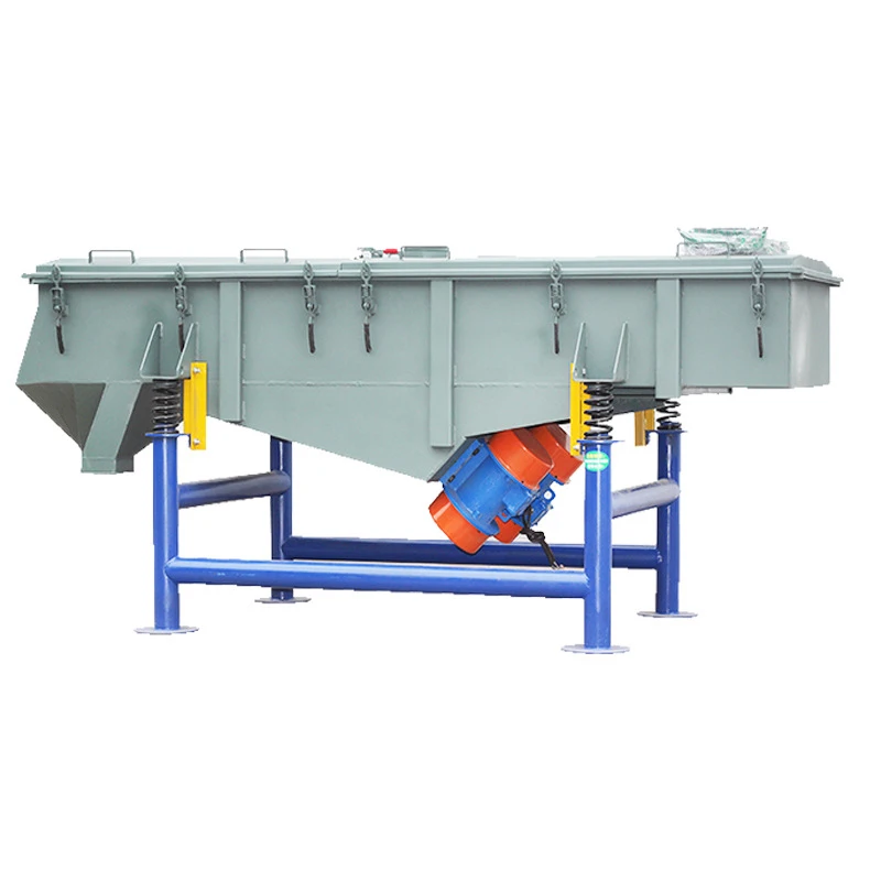 Food grade Square linear vibrating screen fish dried sieving machine