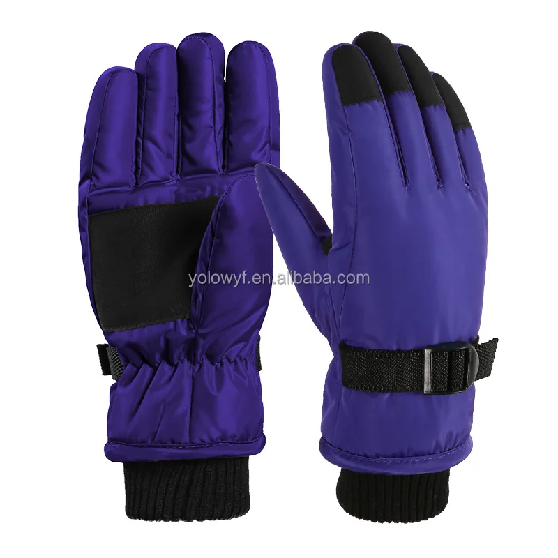 Girls Boys Snow Gloves Kids Ski Winter Thermal Gloves Waterproof Windproof Children Warm Gloves