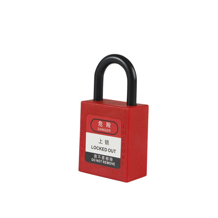 NEW Industrial Red 25mm Aluminum Shackle Safety Padlocks Manufacturer