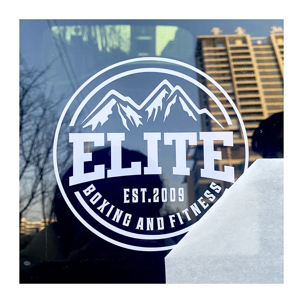 Outdoor Use Custom Waterproof UV Resist Vinyl Transfer Holographic Lettering Decals Car Bumper Window Stickers For Decoration