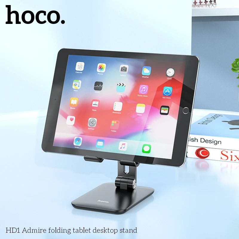 HOCO HD1 HD 4.7-10.5 inch Universal Folding Tablet Stand Desktop Mobile Phone Holder