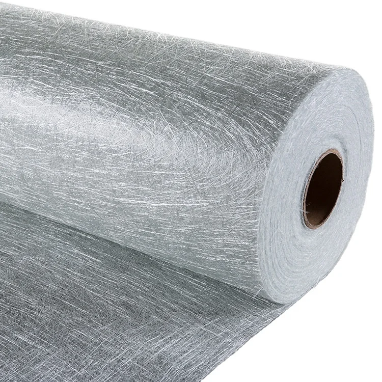Non Woven 300 450G Fiberglass Chopped Strand E-Glass Fiber Glass Mat Emulsion For Boat