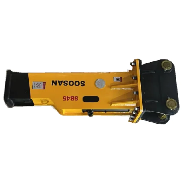Manufacturer Supplier  Hydraulic Breakers SOOSAN  SB 45 BOX Type With Chisel 140mm For Excavator 18 to 26 Tons