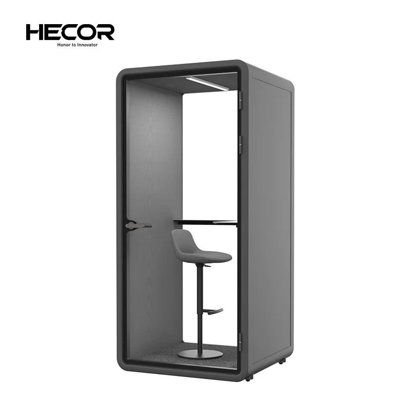 Removable soundproof booth office acoustic silent cabin for privacy space