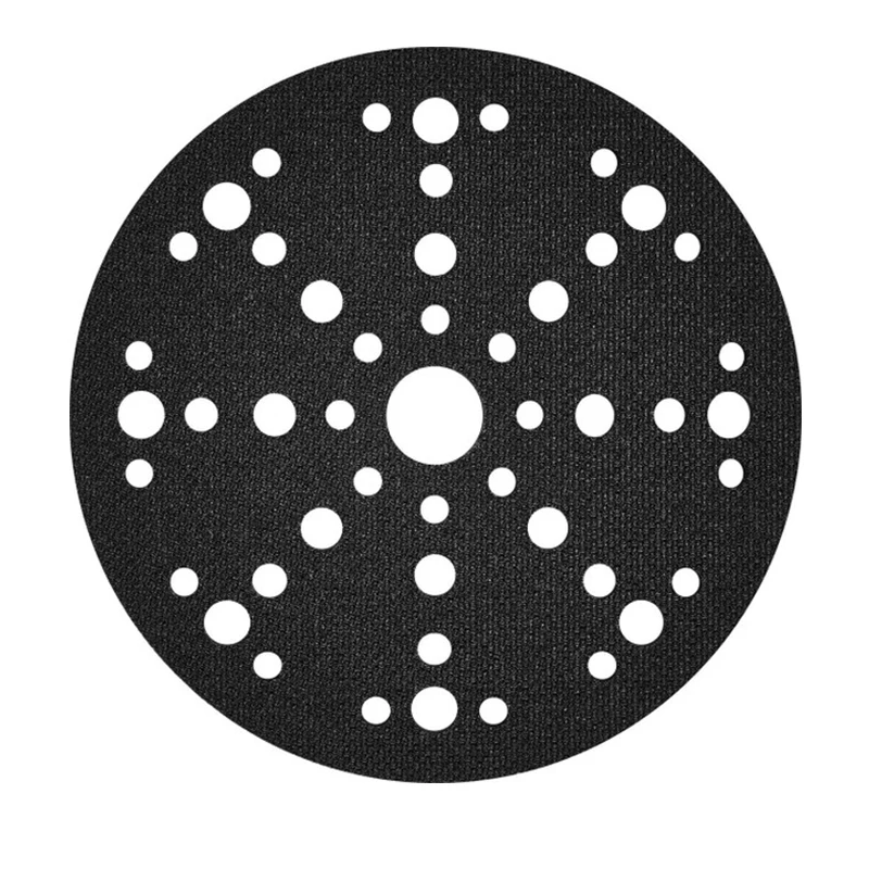 5Inch 44-Hole Hook and Loop Sponge Soft Interface Pad for Polishing Grinding Power Tools Accessories