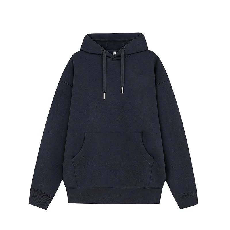 High-end hooded loose sweater customized work clothes printed logo hoodie