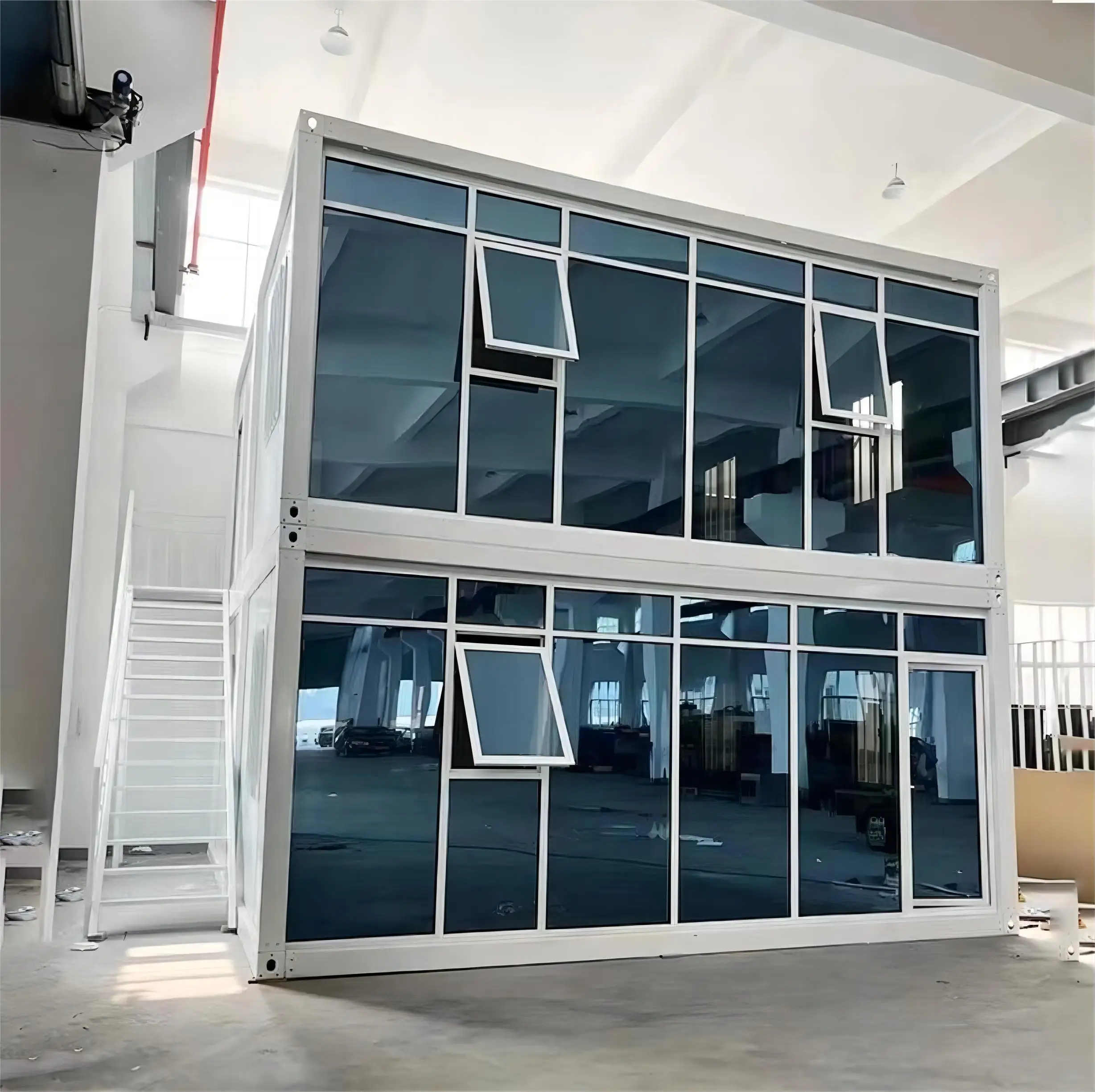 Oem Detachable Residential Modern Flat Pack Design Wind-resistant Prefab House Villa Container Prefabricated House
