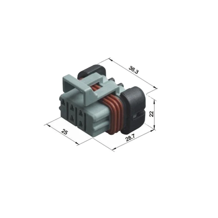 Delphi 5 pin auto electrical connector socket