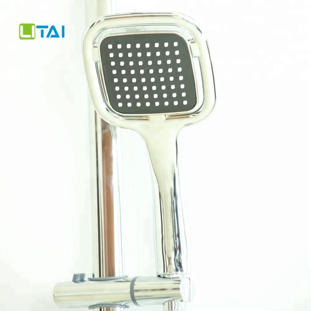 bathroom shower water safety products LT-1882S bath shower ultra thin stainless steel rain shower head