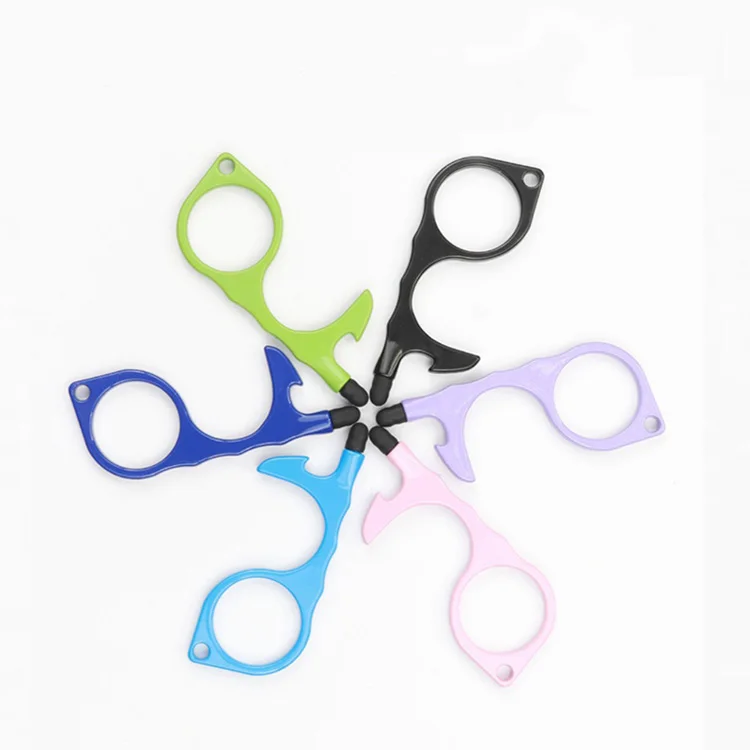 Colorful Led Flashlight USB Rechargeable Emergency 130DB Security Personal Alarm Elderly Women Self Defense Key Chain