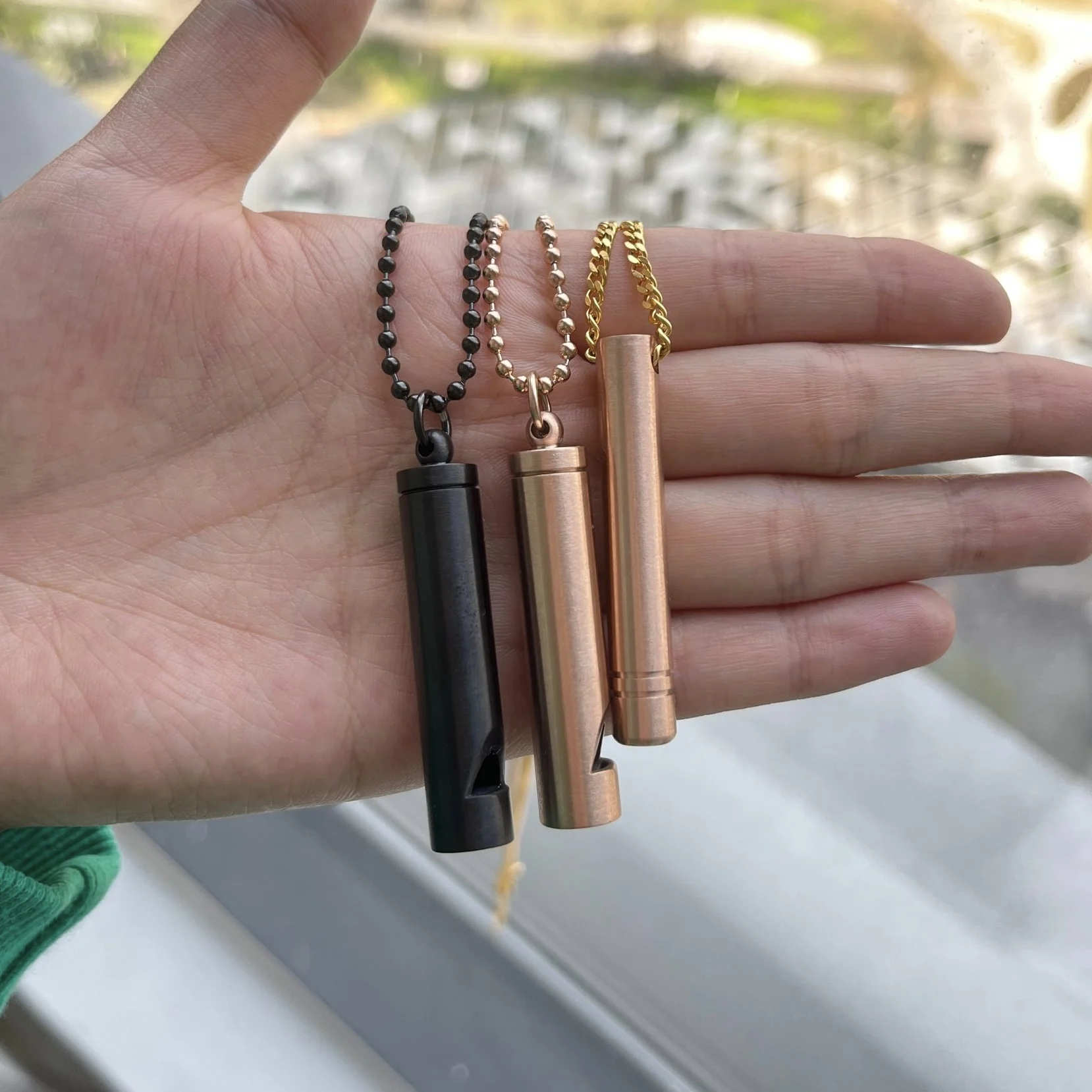 Custom Keep Calm Quit Smoking Breathing Tool Relieve Anxiety Reduce Stress Meditation Exercise Relax Necklace With Cleaning Tool