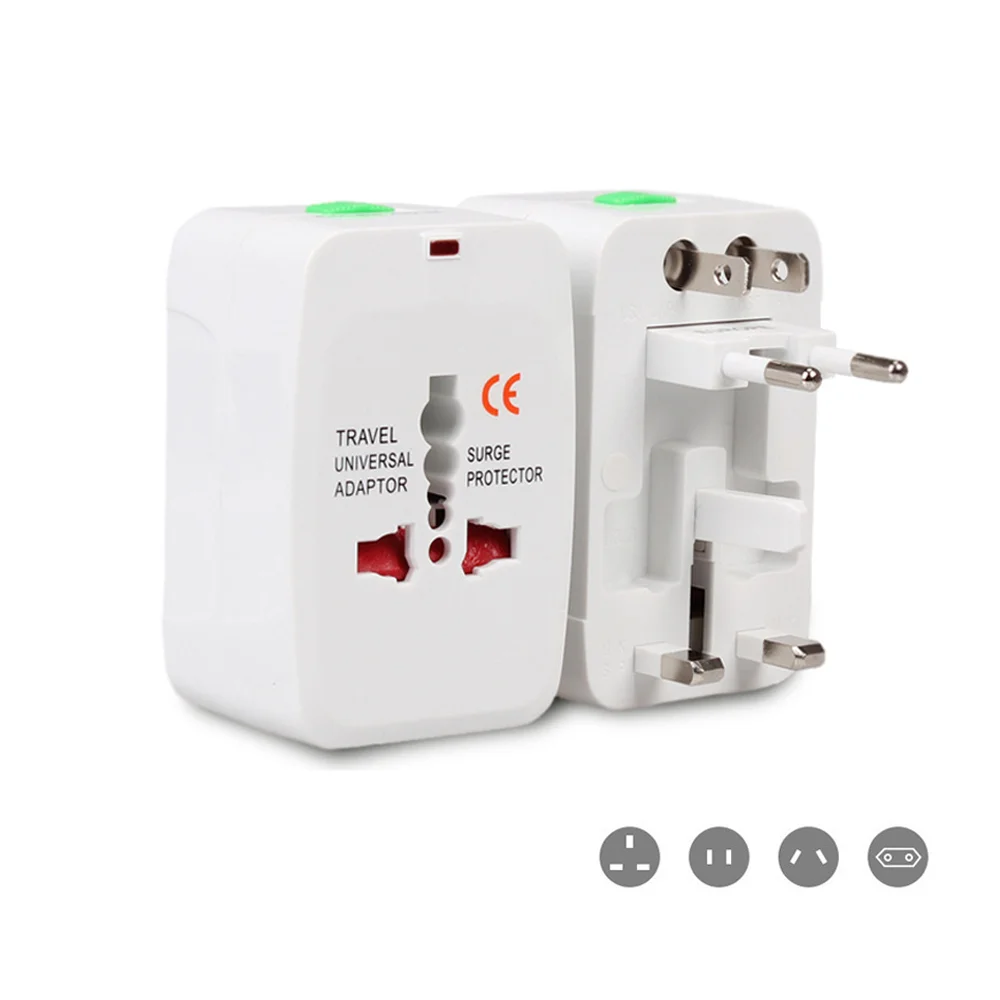 Single USB Charger universal electrical Charger Travel smart 3 Pin power plug adapters Travel Adaptor