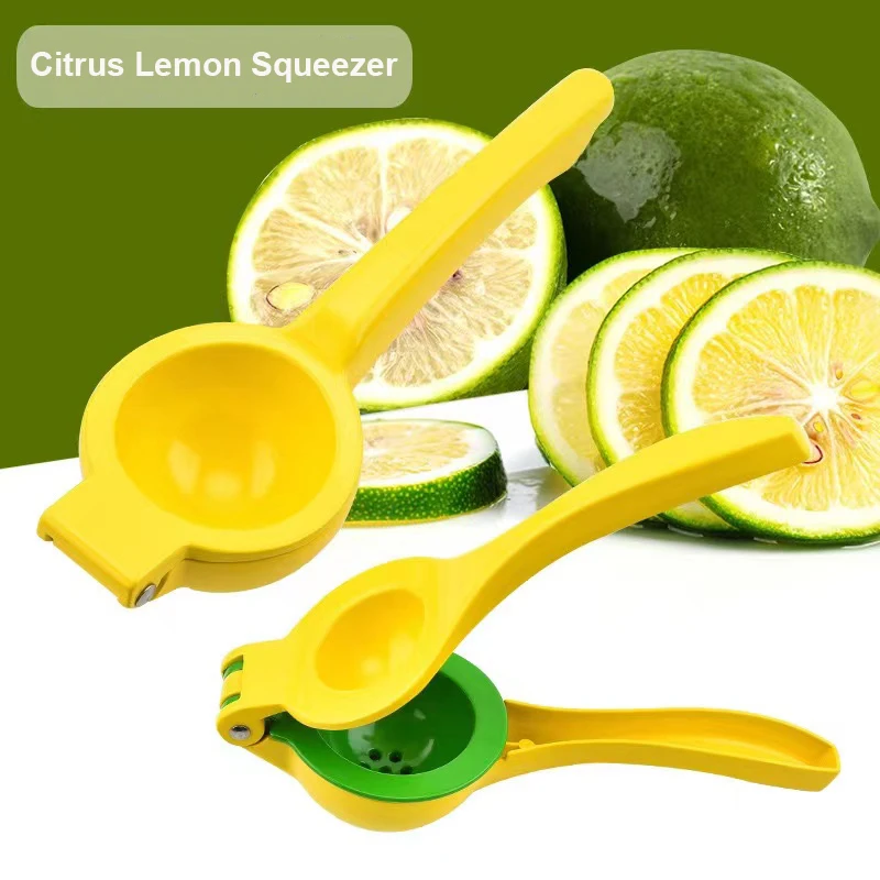 Kitchen Lime Squeezer espremedor de limao Metal Citrus Juicer Fruit Hand Press Orange Lemon Squeezer 2 in 1