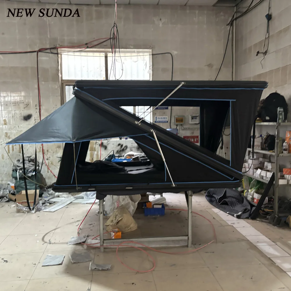 Z Shape Family Camping 4x4 Waterproof Aluminum Shell Car Rooftop Tent Hard Shell Roof Top Tent