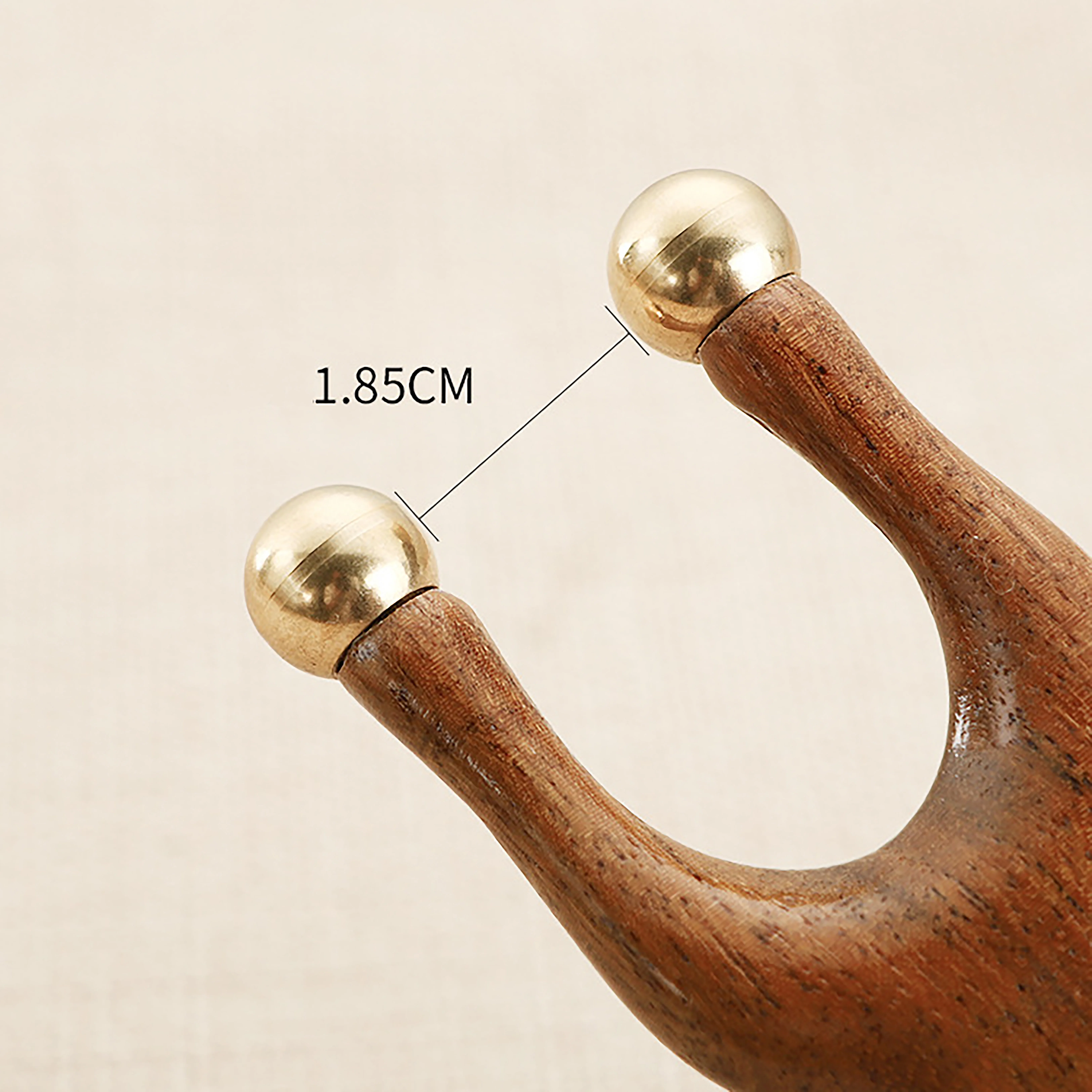 Brass Sandalwood Guasha Facial Acupoint Massager Smooth Surface Without Burrs Face Skin Care GuaSha Stick Health Care Products
