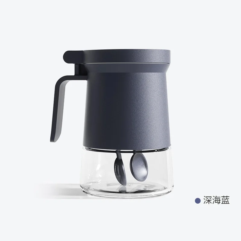 Glass seasoning jar moisture-proof seasoning bottle kitchen salt shaker seasoning jar