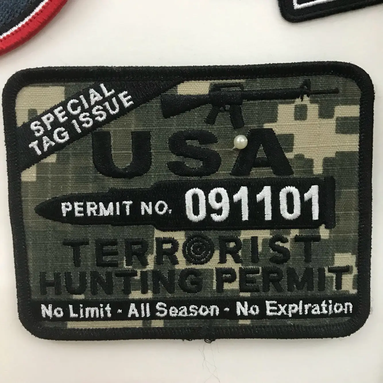 2023 Factory Custom US Navy Armed Forces Military Iron On Embroidered Patch