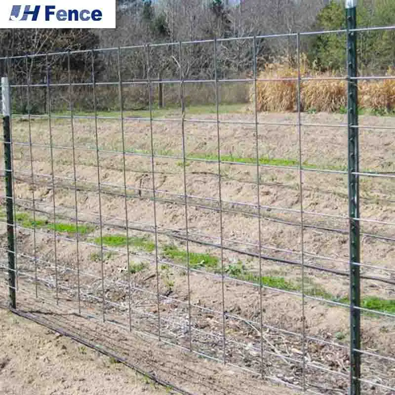 American Steel Galvanized/Green Studded T  Farm Fence Post