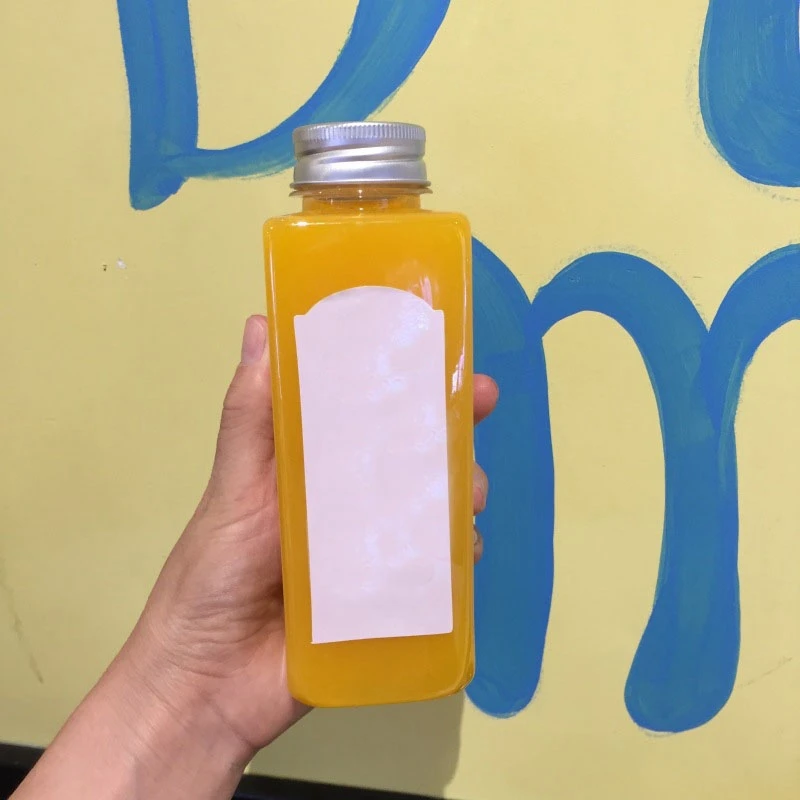 Transparent 400ml Disposable Compostable Water Beverage Juice Plastic Bottle