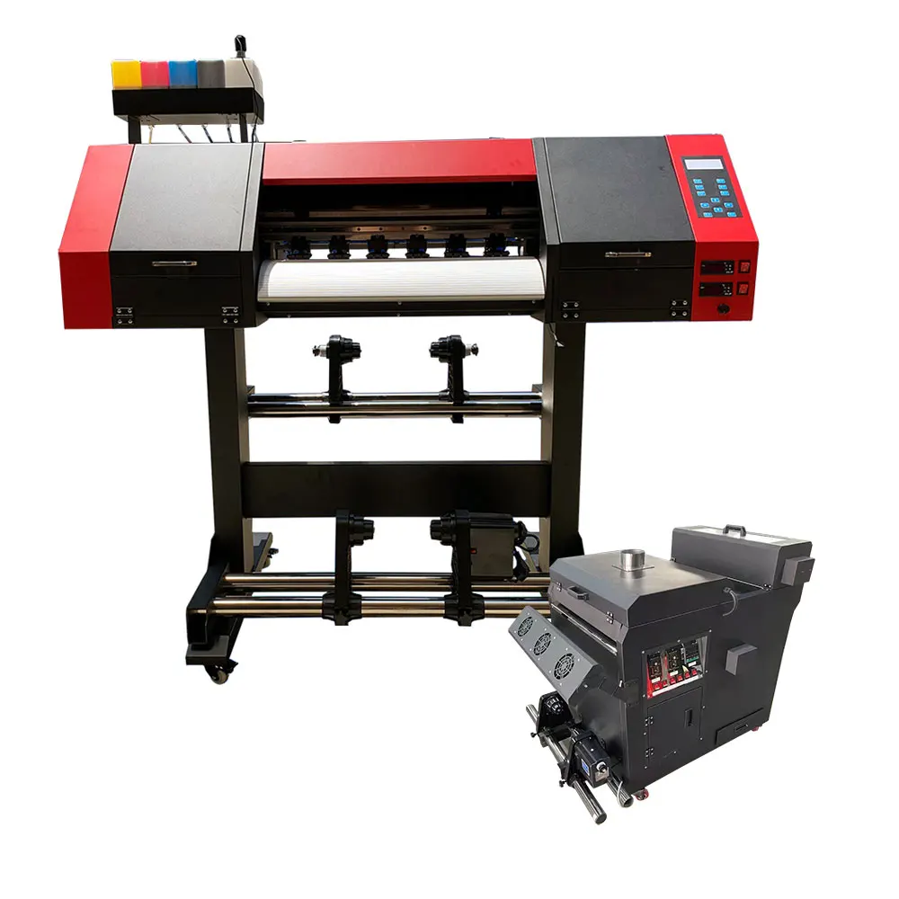 Wide large format photo direct on garment 60cm tshirt cloth dtf printer machine 8 color kit with 2 epson i3200/4720-a1 heads